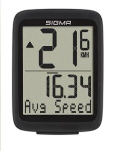 Cykelcomputer Sigma BC 8.0 WR Sort Kabel