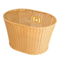 Cykelkurv Rattan Brun 28" & tilbehør