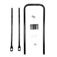 Cykelkurv U-Stiver Justerbar Sort 28"- ø 9,5mm