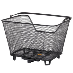 Atran Velo Daily M cykelkurv med AVS-system. Kurven er robust med trådnet og rummelig, så der er god plads til dine personlige ting, og evt. indkøbsvare.