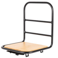 Frontbagagebærer fra Atran Velo med AVS klik system. Er robust og god til at transportere lidt tungere ting. Jobag frontbagagebærer er lavet i aluminium og med en flot bambus bund.