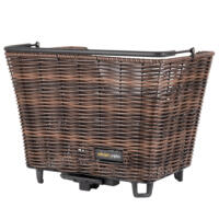 Super flot fletkurv med plastikbund fra Atran Velo. Kurven har AVS-system som gør det meget nemt at tage kurven af, og sætte på cyklen igen.