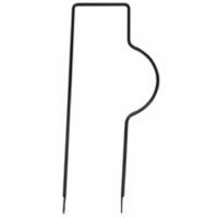 R-Stiver, Sort 28" (ø6,5mm)