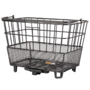 Atran Velo Bring M cykelkurv med AVS-system. En god robust cykelkurv af aluminium med trådnet op ad siderne. Så mindre ting kan også lægges i kurven. Nem at tage af, og sætte på cyklen igen på grund af det smarte AVS-system. Kurvens volume er på 21 Liter og max vægt er 10 kg.