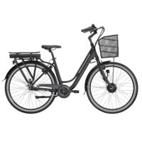 Elcykel E-Fly Nova IV N7 26″ Sort med frontkurv god til mindre personer