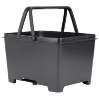 Atran Velo Carry er en god robust cykelkurv med AVS lavet af plast. Der er godt med plads i kurven, og alle dine ting ligger sikkert pga. den lukkede kasse. Kurvens volume er 27 Liter.