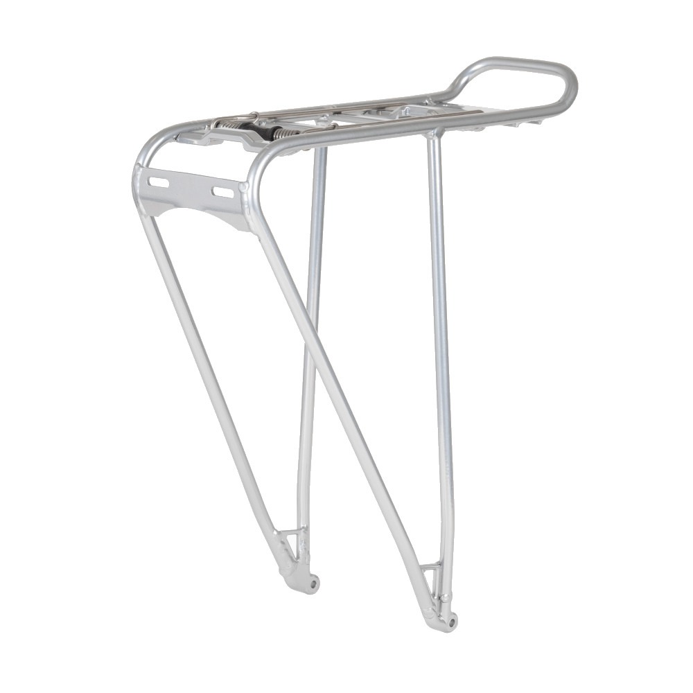 AVS klar bagagebærer til elcykler og cykler. Denne udgave er i Crom farve. kan monteres på de fleste elcykler og cykler.