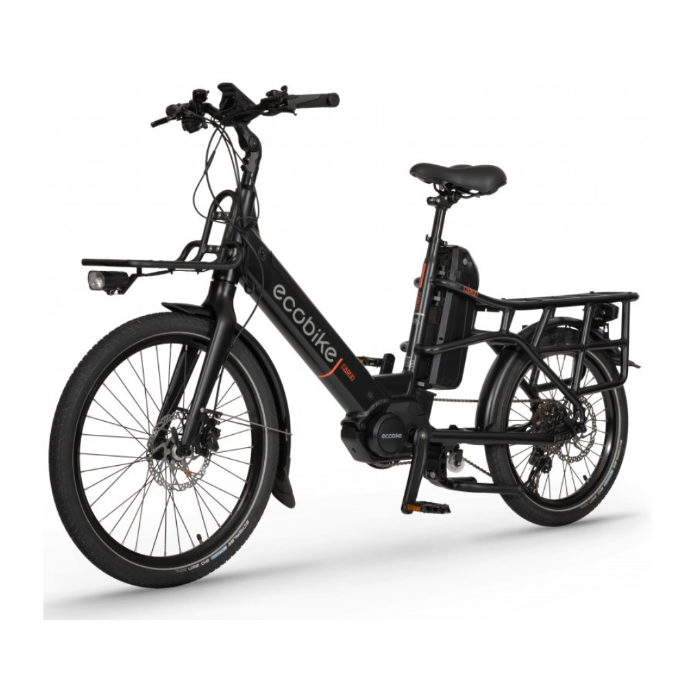 Teknologi Gutter bekæmpe Elcykel Ecobike CARGO 1268wh batteri Stor centermotor 136nm - CykelKram