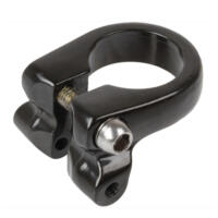 Clamp 34,9mm til saddelpind med holder til bagagebærer
