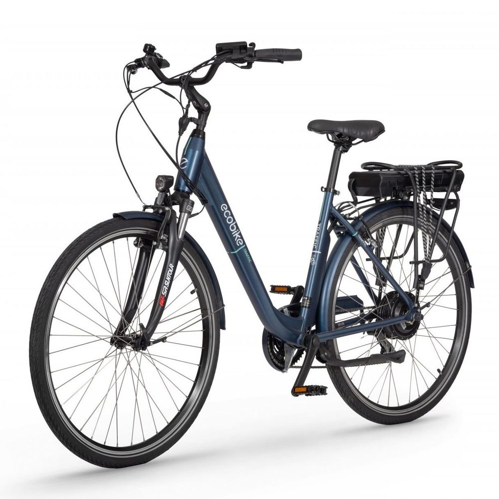 debitor Partina City binær Elcykel Ecobike Traffic Blue - CykelKram