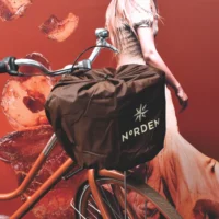 Cykelkurv Regnslag til kurv, Brun NoRDEN