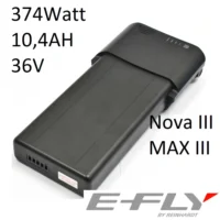 Batteri 36V 10.4AH E-Fly Nova & Nova Max GAMMEL MODEL UDEN BAGLYGTE I BATTERI