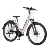 Elcykel Ecobike LX300 Rose Hvid - med centermotor på 100 Nm