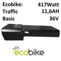 xxx Ecobike Batteri bagagebære 36v 417watt 11,6Ah