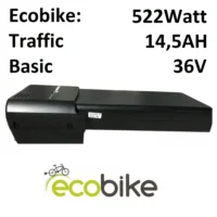 xxx Ecobike Batteri bagagebære 36v 522watt 14,5Ah