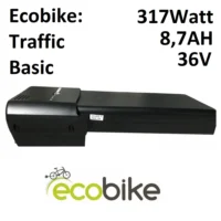 xxx Ecobike Batteri bagagebære 36v 313watt 8,7Ah