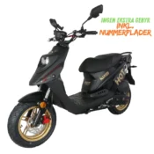 HOT50 NAKED 30 4T EFI Euro 5 MATSORT/GULD Inklusiv nummerplader