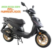 HOT50 SP 30 4T EFI Euro 5 MATSORT/GULD Inklusiv nummerplader