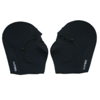 DS Cruisers Handlebar Muffs monteret på scooter – vindtætte neoprenhåndmuffer til kolde og våde dage