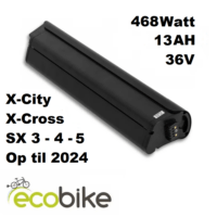 Ecobike SX / X-Cross Batteri op til 2024 13ah 36v