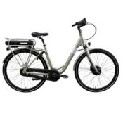 Elcykel E-Fly Deluxe N7 Jade Green med 43v elsystem og flere batteri størrelser