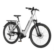 Ecobike lx 300 el hybrid cykel med centermotor. Hvidt stel og 17" eller 19" hjul.