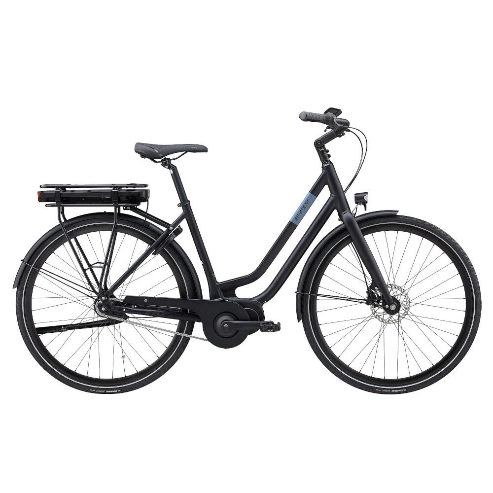 E-Fly Via Neo El cykel med centermotor og hydrauliske skivebremser