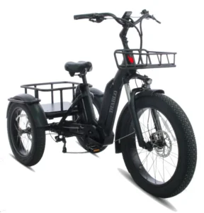 Senior elcykel Diablo Big Foot Sort 3 hjulet elcykel