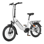 El Foldecykel Ecobike Rhino Cruise Hvid med centermotor