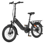 El Foldecykel Ecobike Rhino Cruise Sort med centermotor