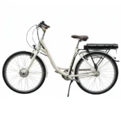 Elcykel Omega 26″ Hvid God til mindre personer