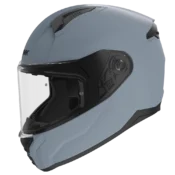 Grå SMK Bionic full-face scooterhjelm til voksne