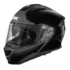 SMK Gullwing Flip-Up Scooterhjelm. Sort SMK Gullwing Black scooterhjelm med flip-up funktion og integreret solvisir, perfekt til både bykørsel og langdistancekørsel.