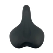 Billede af Mixbike Sadel Comfort i sort med profil set fra siden på hvid baggrund.