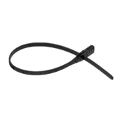 Trelock Kodelås Strap-It i sort, med hvid baggrund.