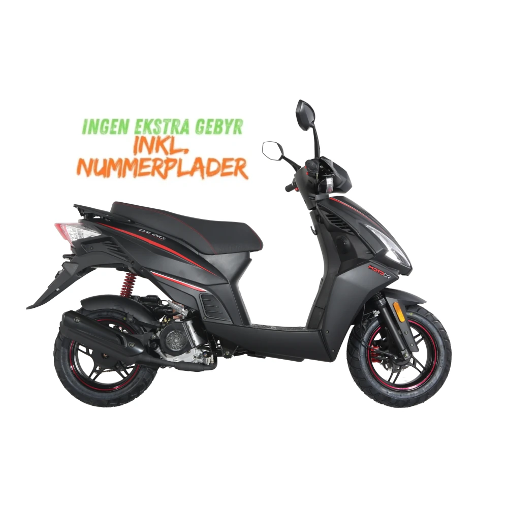 DR. BIG 4T Mat Sort – Fuldt udstyret full-size scooter med selvtillid og stil.