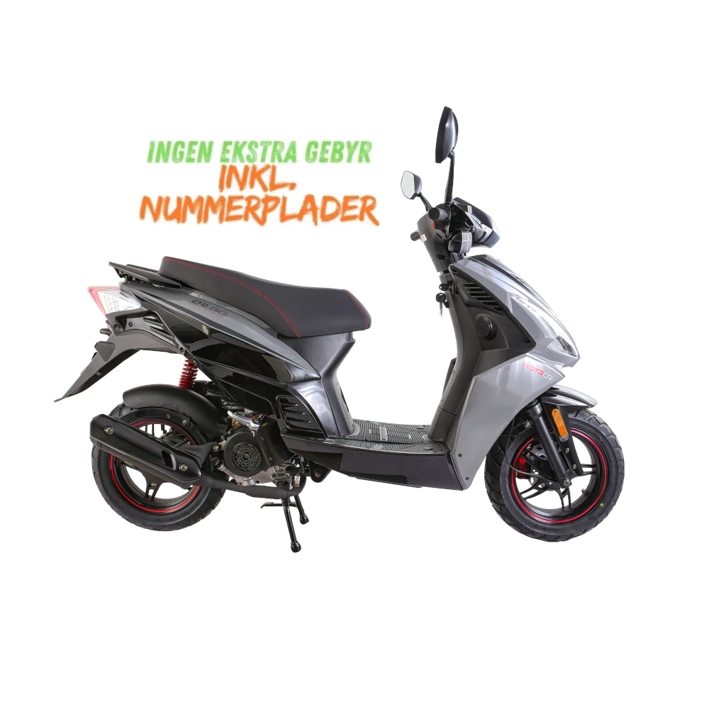 DR. BIG 4T Euro 5 i Nardo Grå – Moderne full-size scooter med stil og substans.