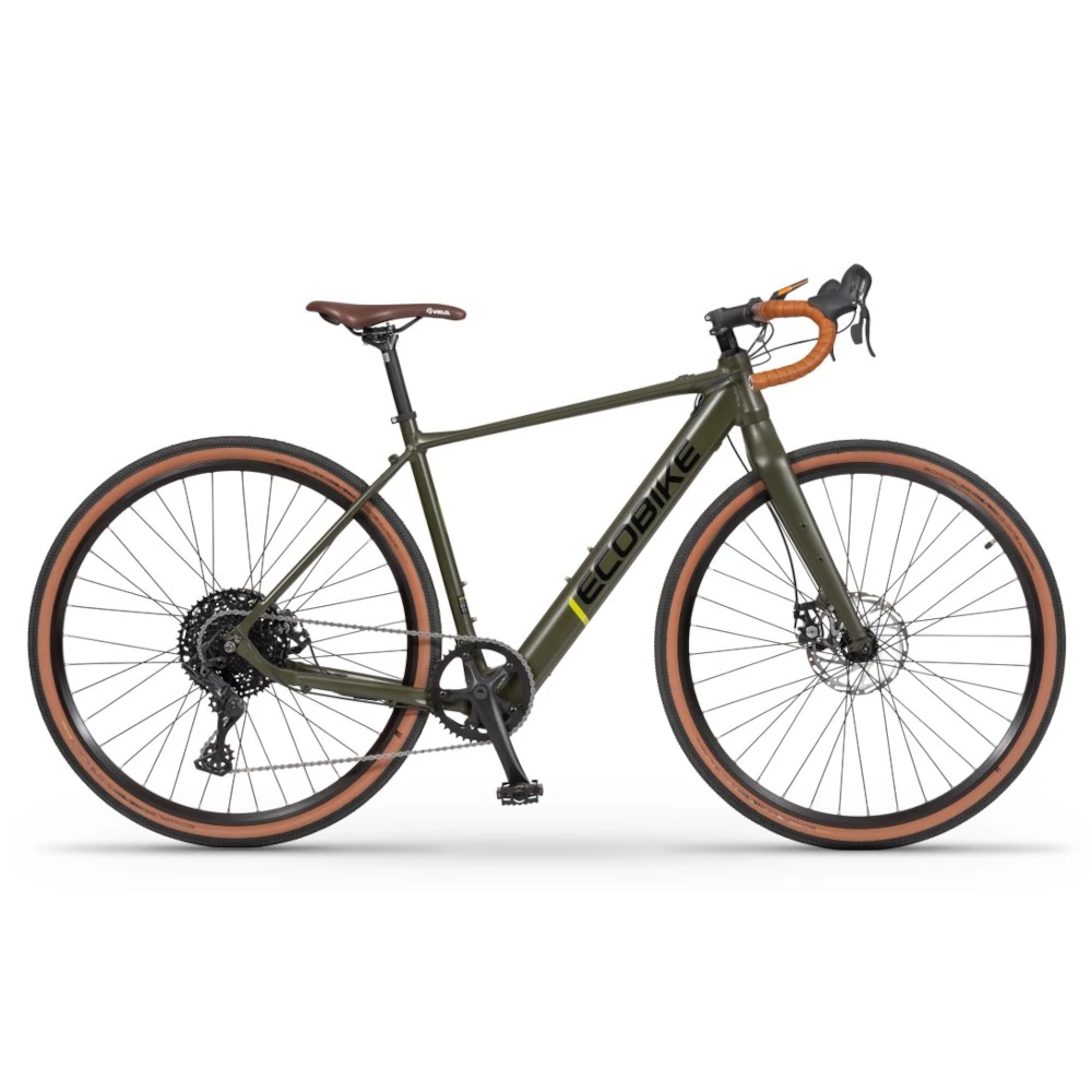 Ecobike Gravel Forest – stilren og alsidig gravel elcykel til både asfalt og grusveje.