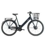 Elcykel i Chesapeake Bay mørk blå farve med integreret batteri og moderne design