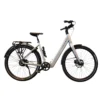 Mat Titanium Grey Vogue Motion elcykel med baghjulsmotor, remtræk og integreret batteri til bykørsel og pendling
