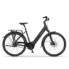 Ecobike LX100 Automatic sort elcykel med Bafang centermotor, automatgear og integreret bagagebærer.