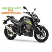 Romet NS 50 Sort 50cc knallert med manuel gearkasse, LED-lys og sporty naked bike-design inklusiv nummerplader.