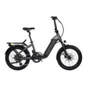 Deruiz Peridot 2026 el foldecykel i Dark Graphite med 20 tommer hjul og integreret batteri.
