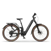 EcoBike Flex Sort Full Suspension Elcykel – 900 Wh & 170 km